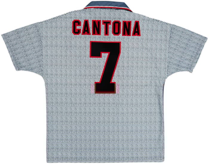 1995-96 Manchester United Away Shirt Cantona #7 - 9/10 - (XL)