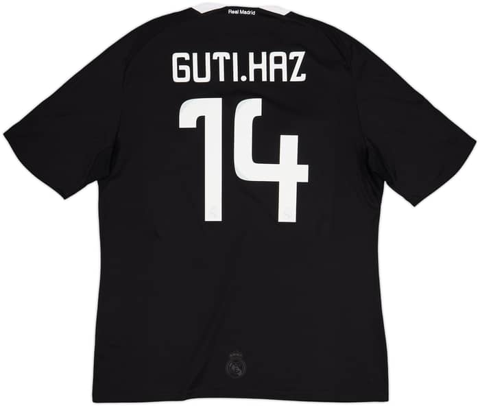 Camiseta de la tercera equipación CL del Real Madrid 2008-09 Guti. Haz #14 - 7/10 - (XL)