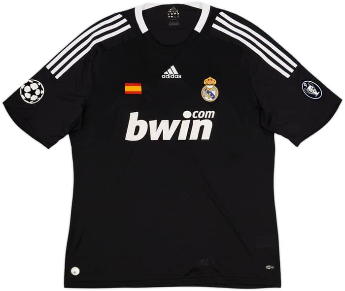 Camiseta de la tercera equipación CL del Real Madrid 2008-09 Guti. Haz #14 - 7/10 - (XL)