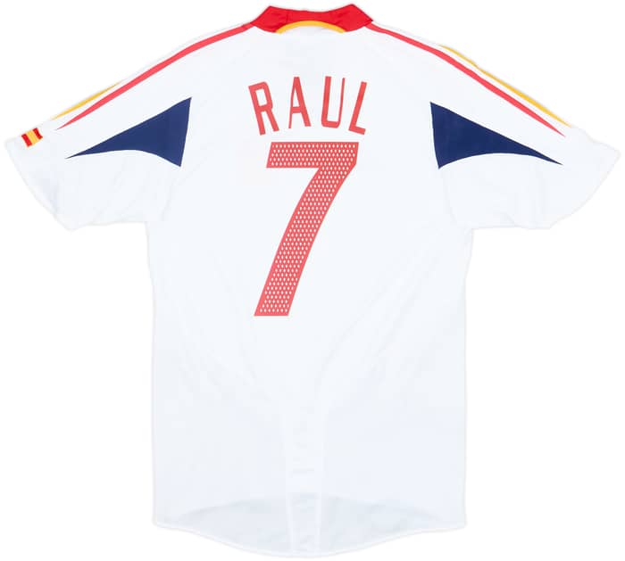 2004-06 Spain Away Shirt Raul #7 - 7/10 - (S)