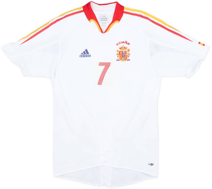 2004-06 Spain Away Shirt Raul #7 - 7/10 - (S)