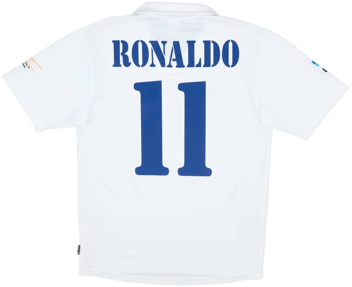 2002-03 Real Madrid Centenary Home Shirt Ronaldo #11 - 7/10 - (S)