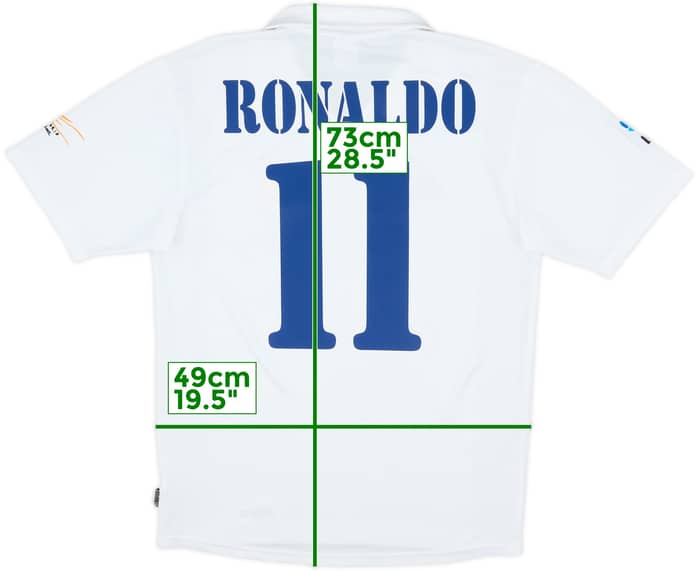 2002-03 Real Madrid Centenary Home Shirt Ronaldo #11 - 7/10 - (S)