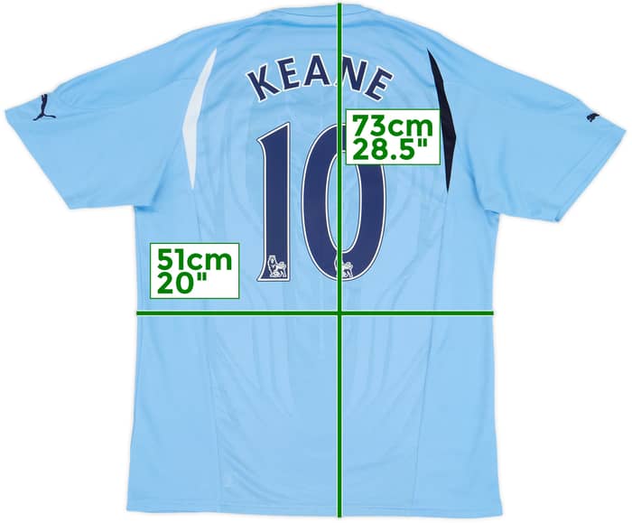 2010-11 Tottenham Away Shirt Keane #10 - 8/10 - (M)