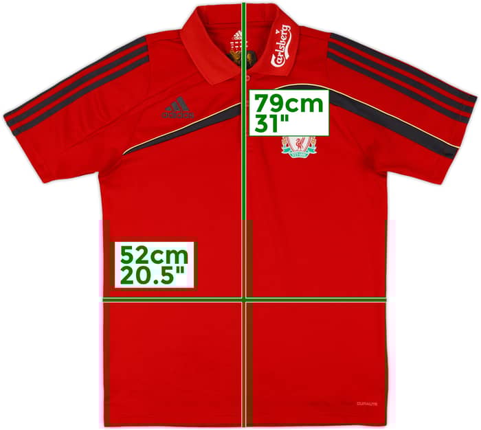 2009-10 Liverpool adidas Polo Shirt - 5/10 - (M)