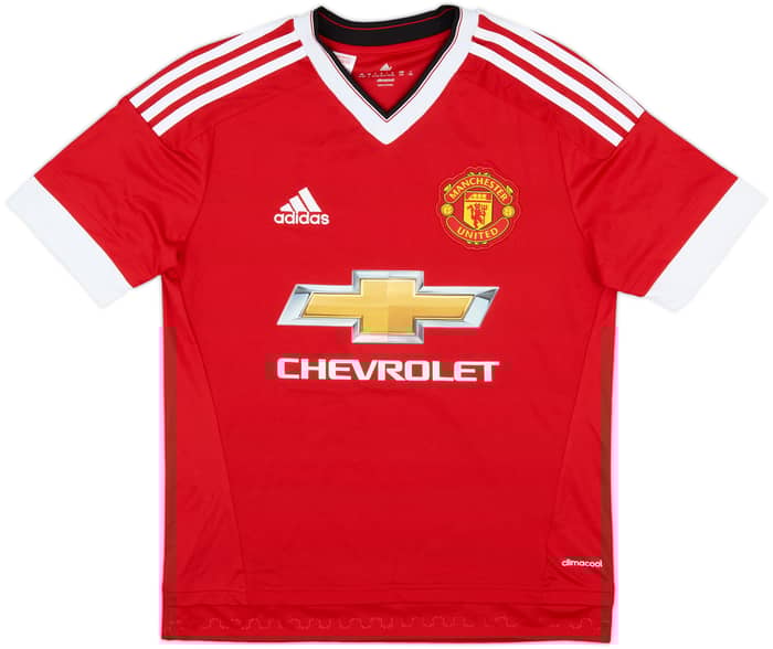 2015-16 Manchester United Home Shirt Rooney #10 - 9/10 - (L.Boys)