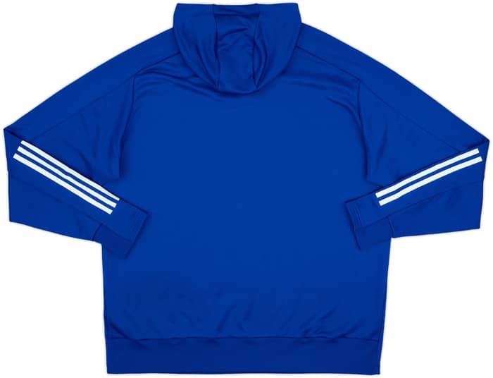 2020-21 Cardiff City adidas 1/4 Zip Hooded Drill Top - 10/10 - (XXL)
