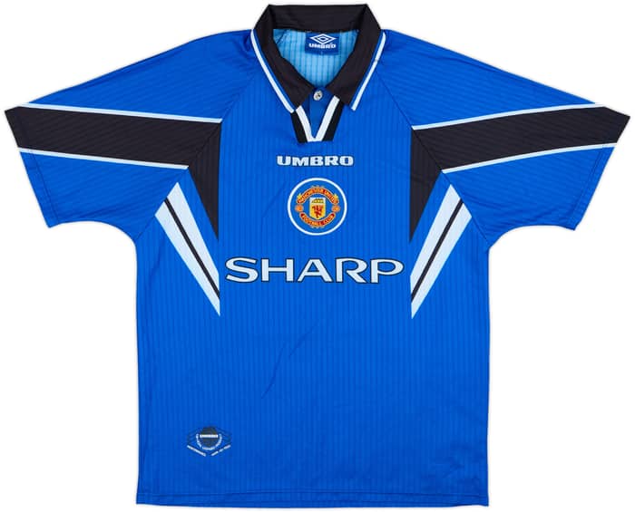 1996-98 Manchester United Third Shirt Beckham #10 - 9/10 - (L)