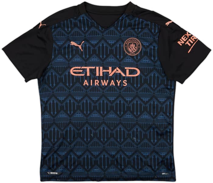 2020-21 Manchester City Away Shirt Kun Aguero #10 - 6/10 - (L)