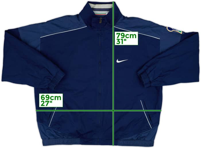 1996-97 Italy Nike Track Jacket - 8/10 - (XL)