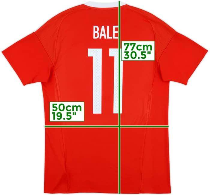 2016-17 Wales Home Shirt Bale #11 - 9/10 - (M)