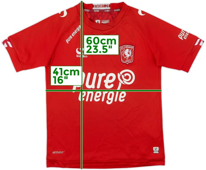 2016-17 FC Twente Home Shirt - 7/10 - (S.Boys)