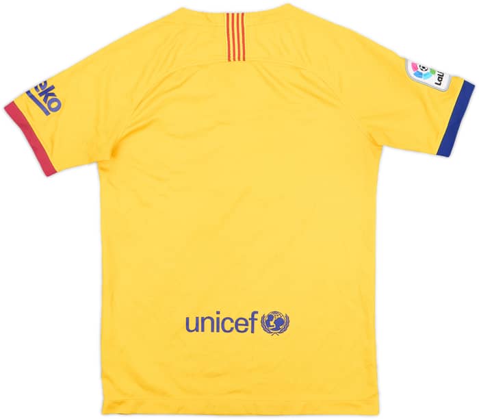 2019-20 Barcelona Away Shirt - 6/10 - (L.Boys)