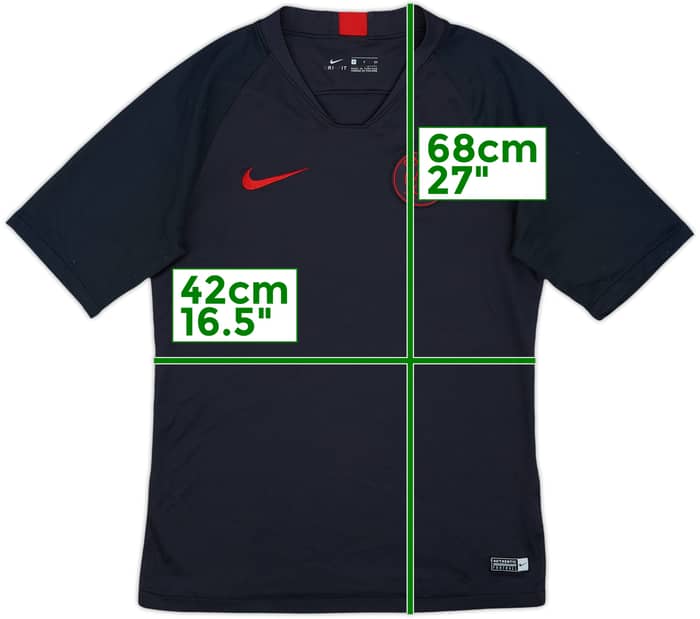 2019-20 Paris Saint-Germain Nike Training Shirt - 8/10 - (S)