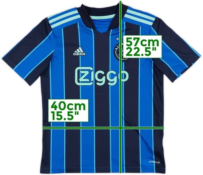 2021-22 Ajax Away Shirt - 8/10 - (M.Boys)
