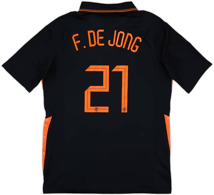 2020-22 Netherlands Away Shirt F.De Jong #21 - 8/10 - (XL.Boys)