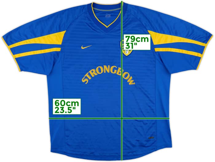 2001-03 Leeds United Away Shirt #6 - 6/10 - (XL)