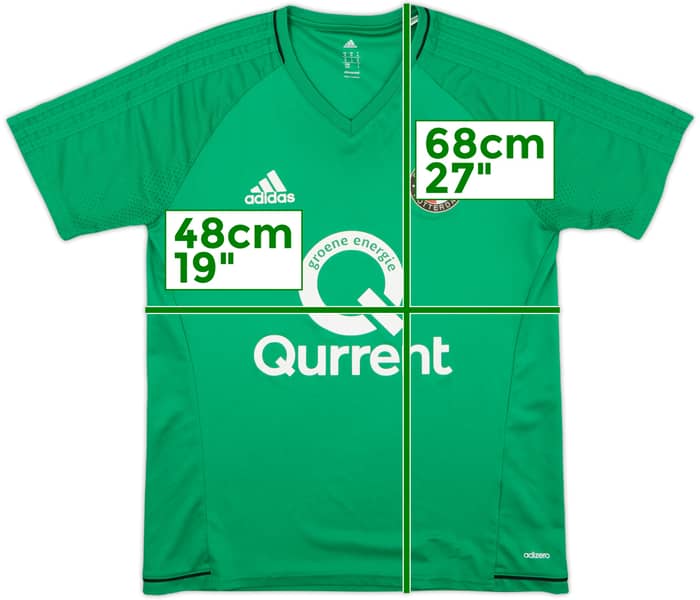 2017-18 Feyenoord adizero Training Shirt - 8/10 - (M)