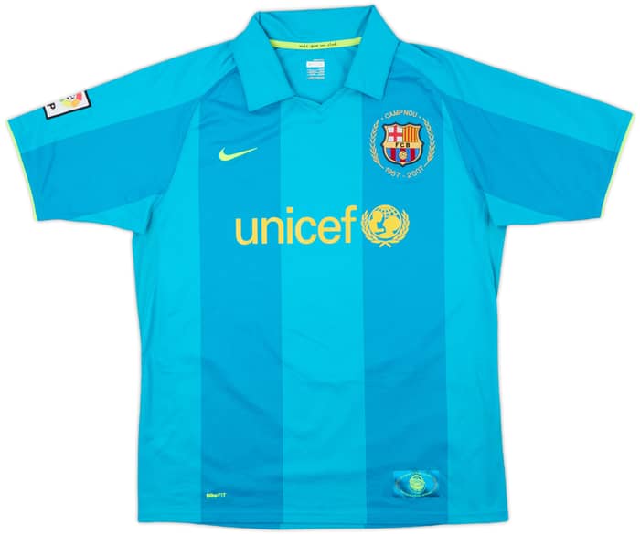 2007-09 Barcelona Away Shirt Henry #14 - 7/10 - (L)