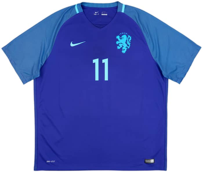 2016 Netherlands Away Shirt Robben #11 - 8/10 - (XXL)