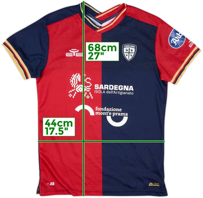 2022-23 Cagliari Home Shirt - 8/10 - (S)