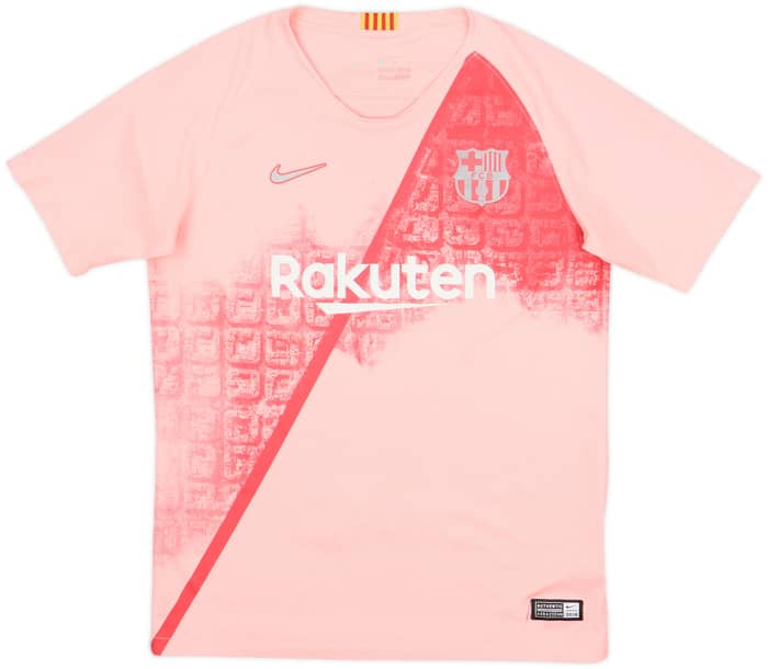 2018-19 Barcelona Third Shirt - 8/10 - (L.Boys)