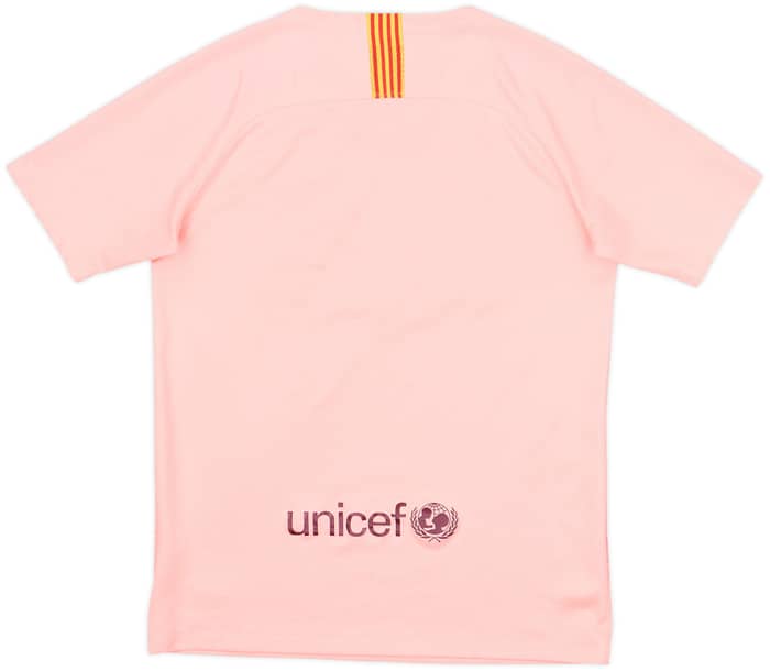 2018-19 Barcelona Third Shirt - 8/10 - (L.Boys)