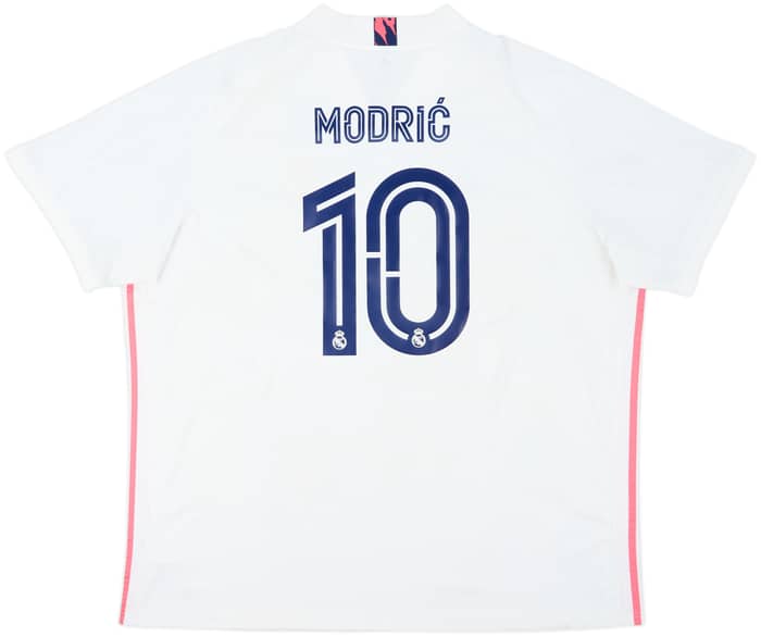 2020-21 Real Madrid Home Shirt Modric #10 - 7/10 - (3XL)