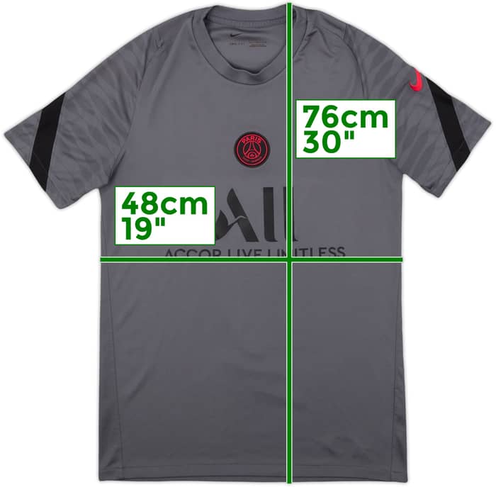 2021-22 Paris Saint-Germain Nike Training Shirt - 9/10 - (M)