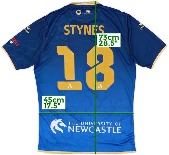 2022-23 Newcastle Jets Third Shirt Stynes #18 - 8/10 - (M)