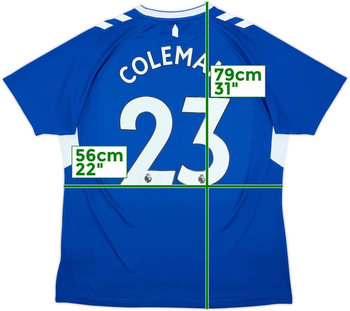 2022-23 Everton Home Shirt Coleman #23 - 8/10 - (XL)