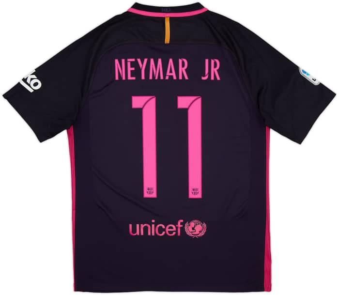 2016-17 Barcelona Away Shirt Neymar Jr #11 - 9/10 - (M)