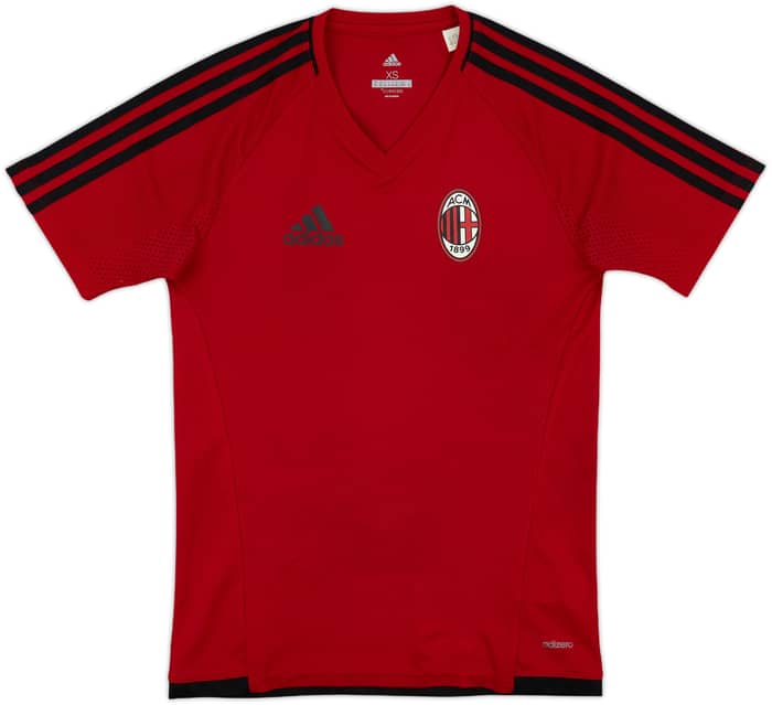 2017-18 AC Milan adidas Training Shirt - 9/10 - (XS)