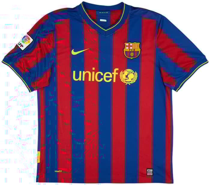 2009-10 Barcelona Home Shirt Ibrahimovic #9 - 9/10 - (L)