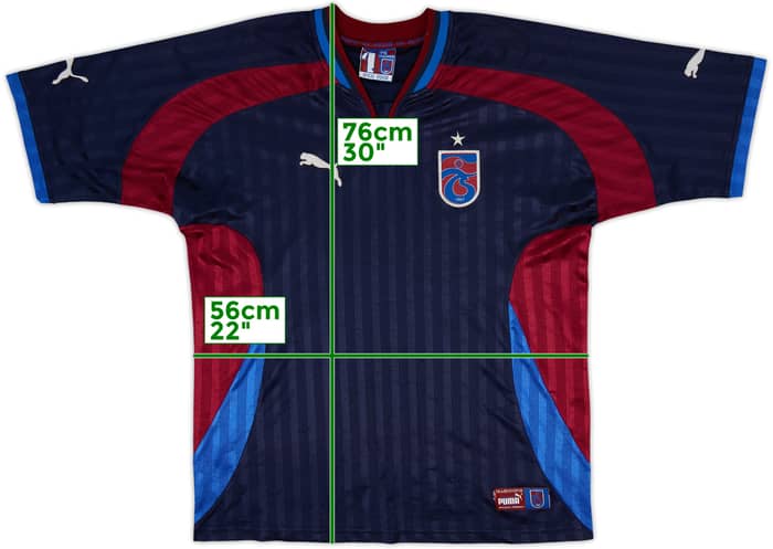 2000-01 Trabzonspor Third Shirt - 8/10 - (XL)