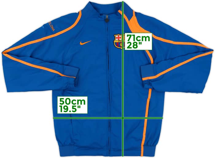2007-08 Barcelona Nike Track Jacket - 8/10 - (M)