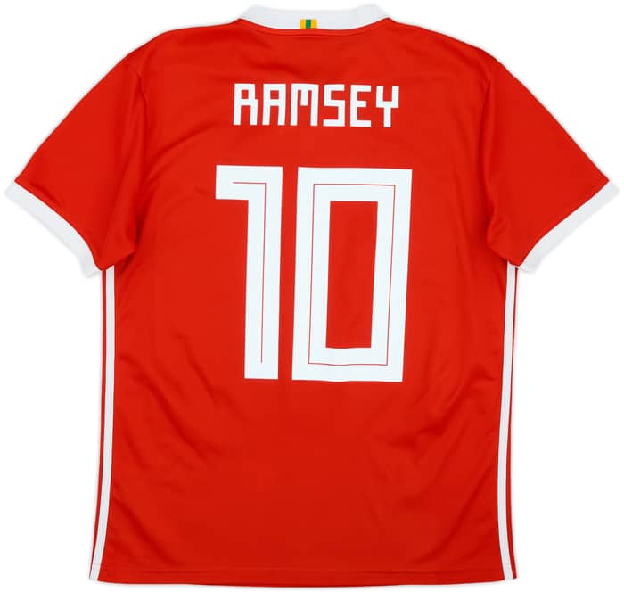 2018-19 Wales Home Shirt Ramsey #10 - 8/10 - (M)