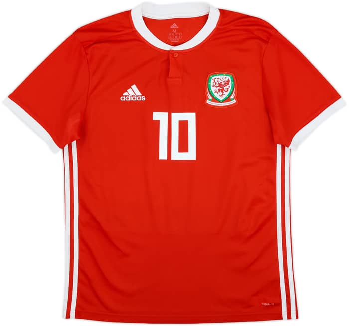 2018-19 Wales Home Shirt Ramsey #10 - 8/10 - (M)