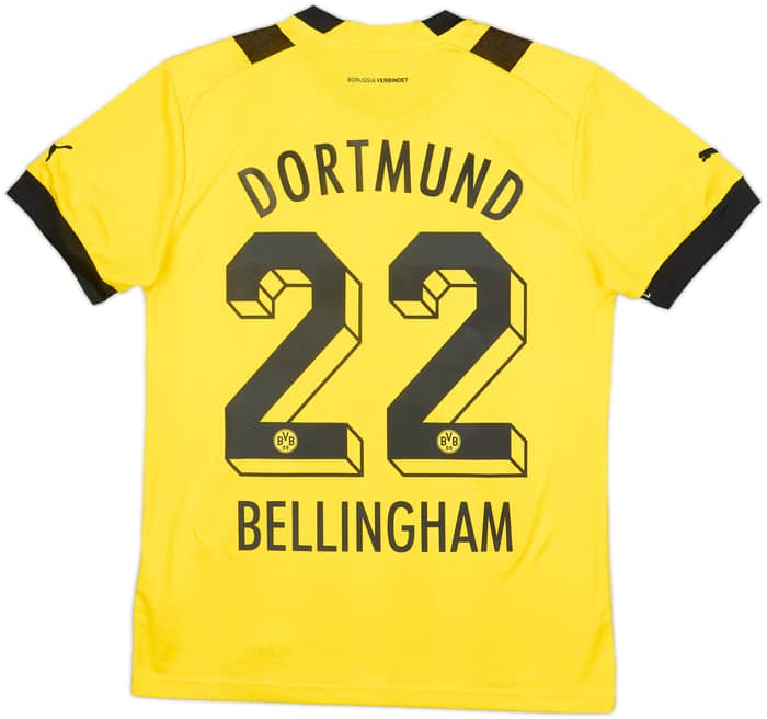 2022-23 Dortmund Home Shirt Bellingham #22 - 8/10 - (M)