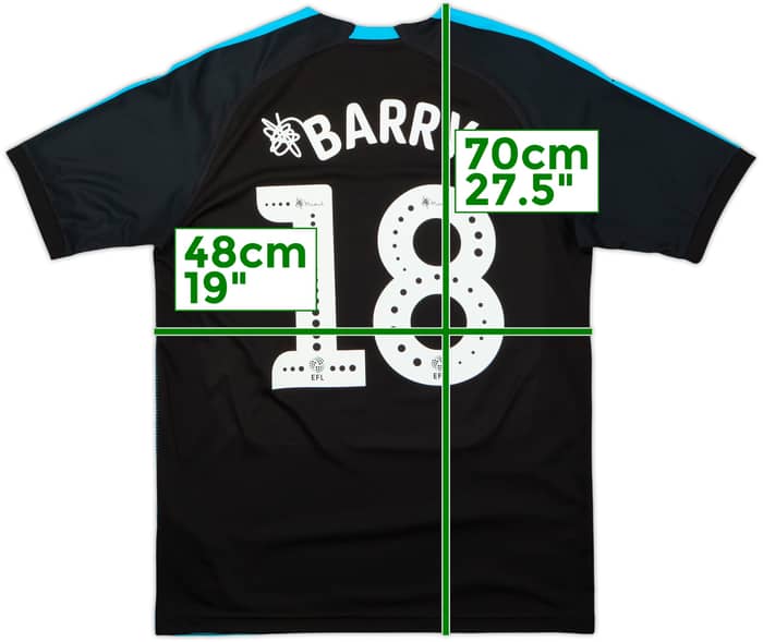2018-19 West Brom Away Shirt Barry #18 - 9/10 - (M)