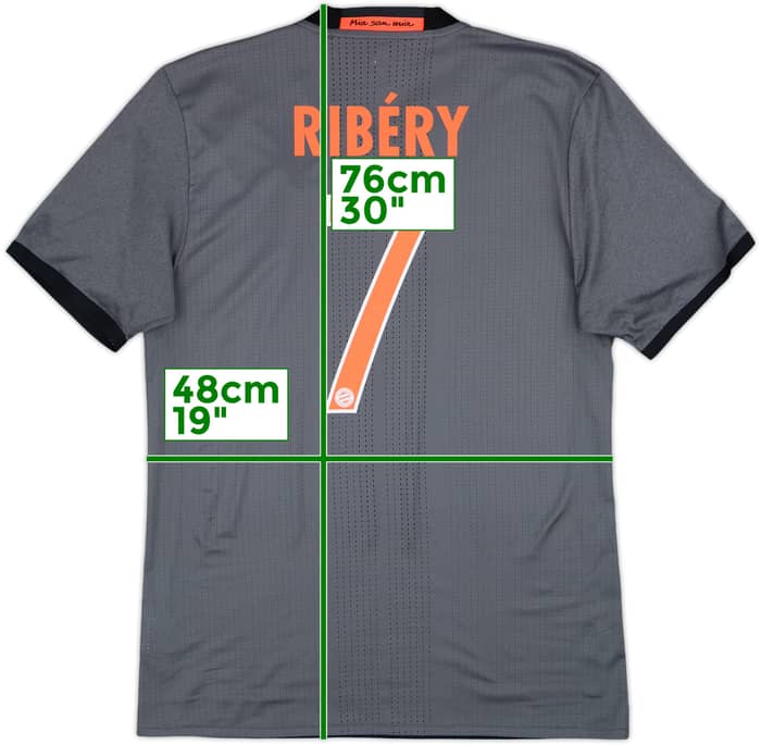 2016-17 Bayern Munich Player Issue Away Shirt Ribery #7 - 10/10 - (M/L)