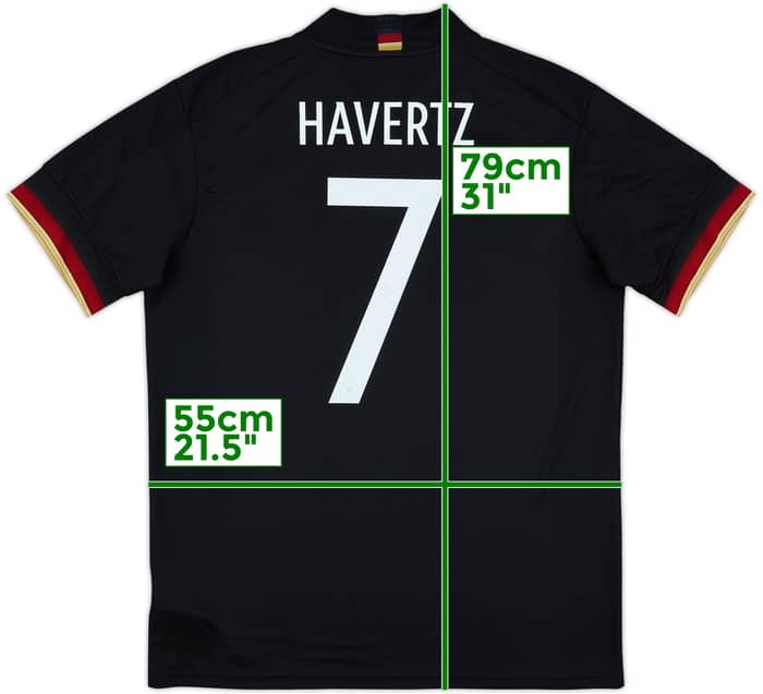 2020-21 Germany Away Shirt Havertz #7 - 8/10 - (L)