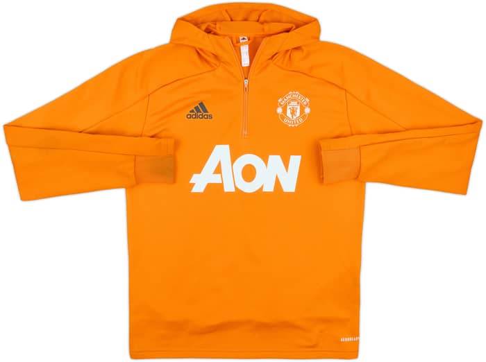 2020-21 Manchester United adidas 1/4 Zip Training Top - 8/10 - (M)