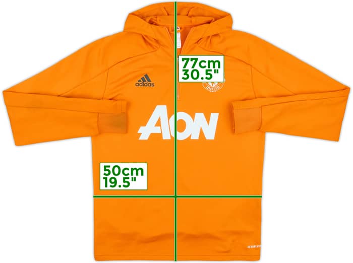 2020-21 Manchester United adidas 1/4 Zip Training Top - 8/10 - (M)