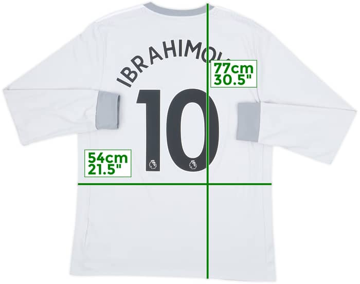 2017-18 Manchester United Third L/S Shirt Ibrahimovic #10 - 10/10 - (L)