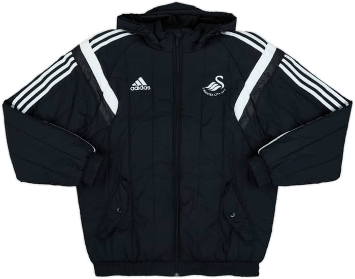 2014-15 Swansea adidas Padded Bench Coat - 9/10 - (L)