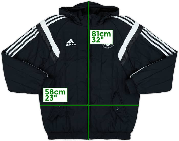 2014-15 Swansea adidas Padded Bench Coat - 9/10 - (L)