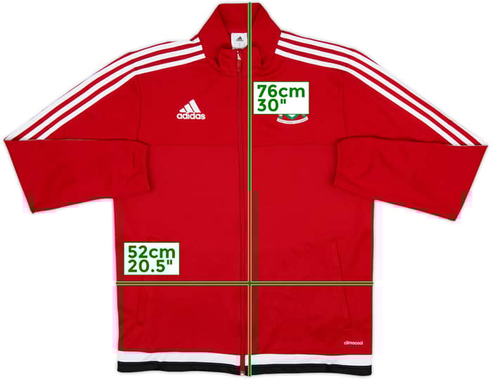 2016-17 Wales adidas Track Jacket - 9/10 - (M)