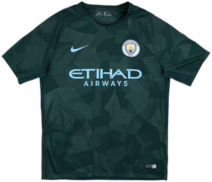 2017-18 Manchester City Away Shirt Kun Aguero #10 - 10/10 - (M)