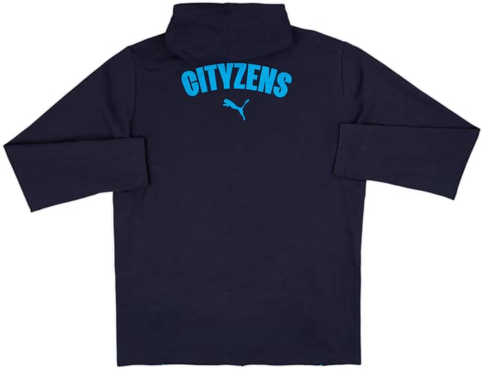 2024-25 Manchester City Puma Hooded Zip Top - 8/10 - (L)